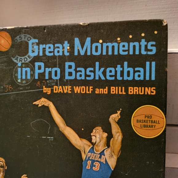 Vtg 1968 Great Moments Of Pro Basketball~Pro Basketball Library Random House Inc - Picture 6 of 7